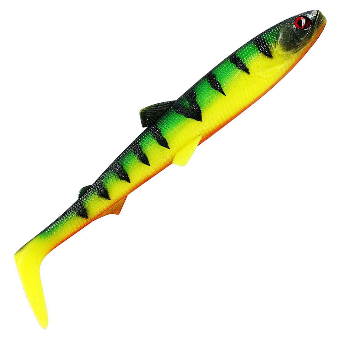 Westin BullTeez Shadtail 30 cm jigg Tiger Perch