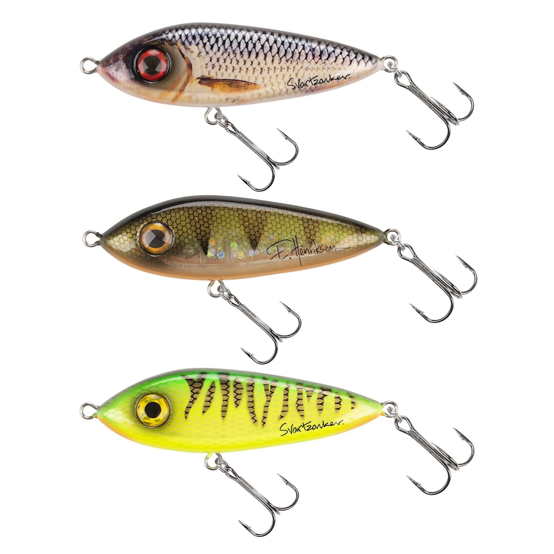 Läs mer om Abu Garcia Svartzonker McSnack 9 cm jerkbait 3-Pack