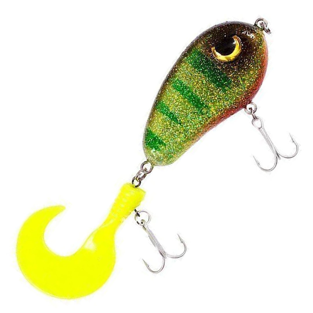 Fladen Scary Tail jerkbait 18 g Green Explosion