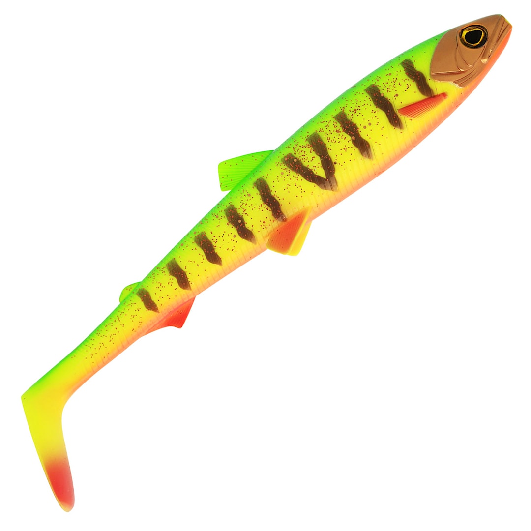 Läs mer om Westin BullTeez Shadtail 18 cm jigg Earth Perch Limited Edition