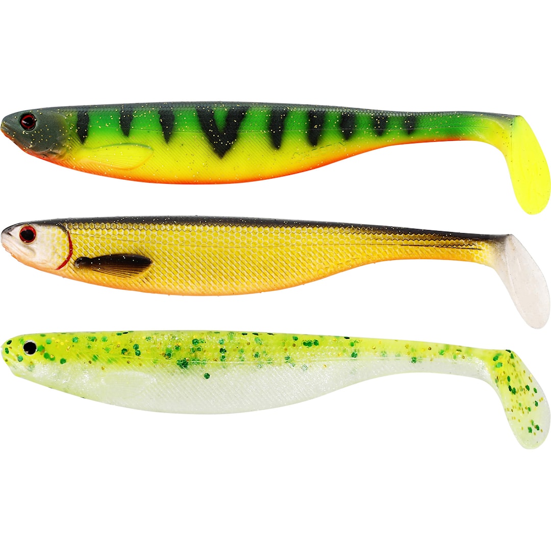 Westin Shadteez Slim 10 cm jigg 3 st/pkt Dark Water Mix