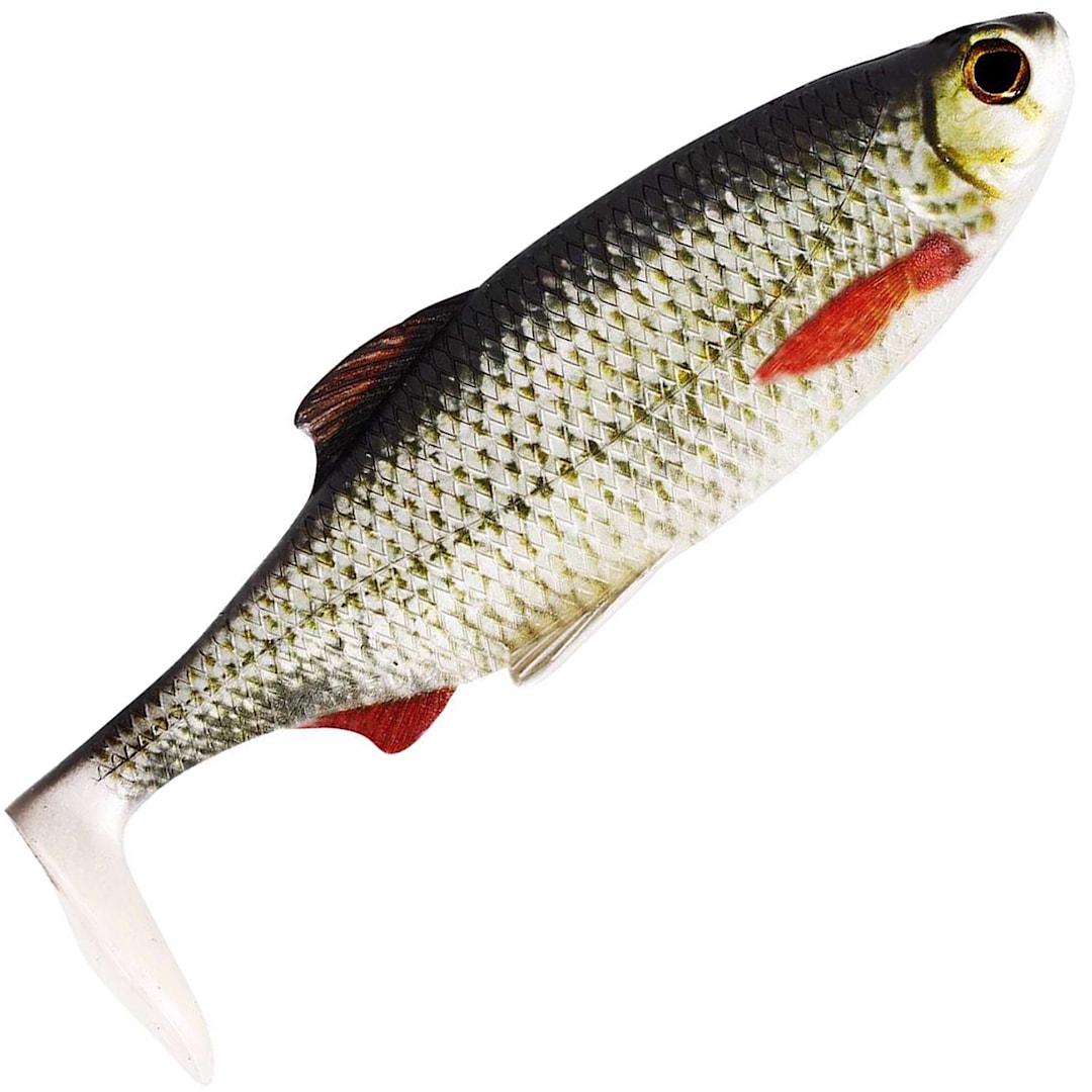 Läs mer om Westin Ricky The Roach Shadtail 14 cm jigg Real Roach