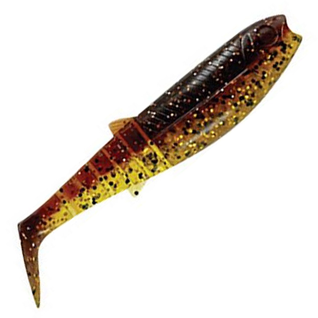 Savage Gear Cannibal Shad 8 cm jigg 5 st/pkt Motoroil UV