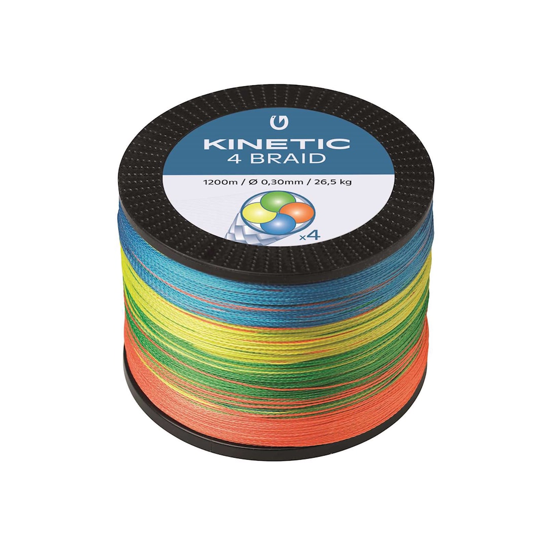 Kinetic 4 Braid Multicolor 1200 m flätlina