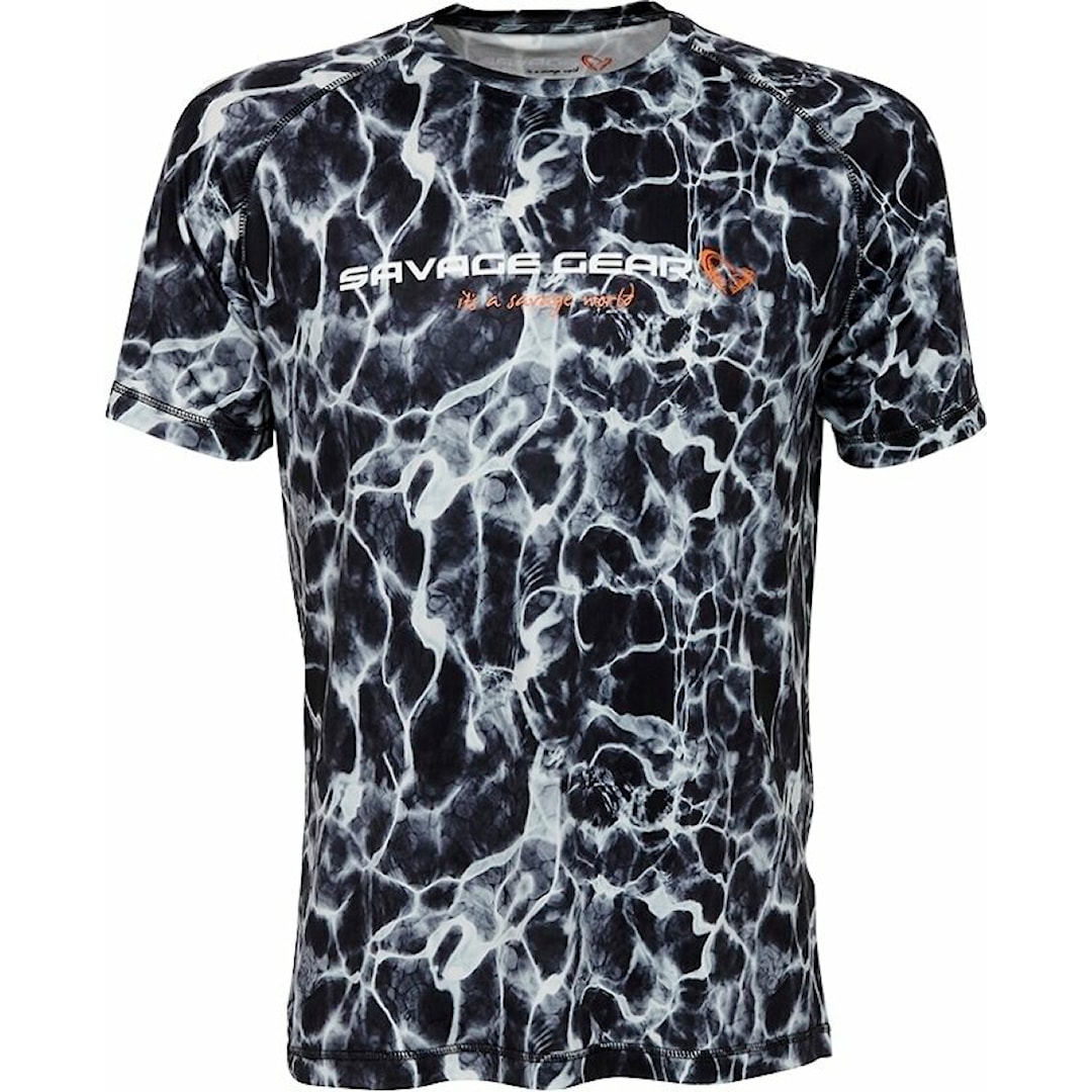 Savage Gear Night UV UPF30+ t-tröja XL