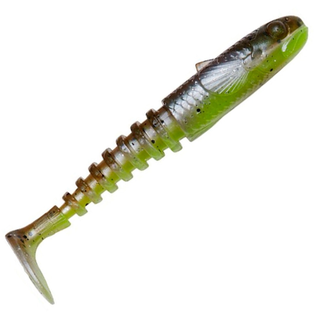 Savage Gear Gobster Shad 9 cm jigg 5 st/pkt Green Pearl Yellow