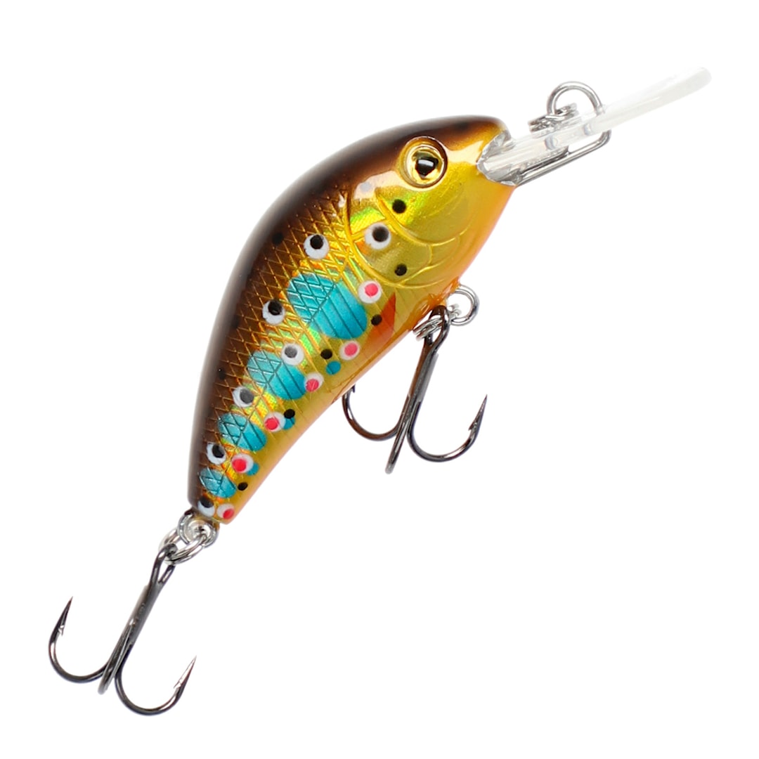 Läs mer om Mikado Fishunter Cavalier 4 cm wobbler Brown Trout