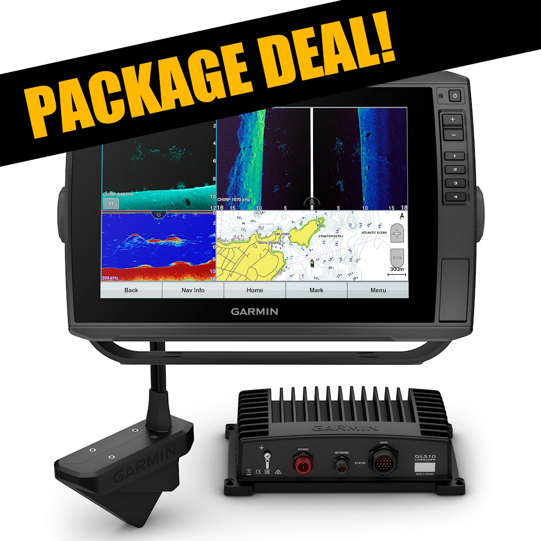 Garmin ECHOMAP Ultra 102sv + LiveScope livepaket med GT56 givare