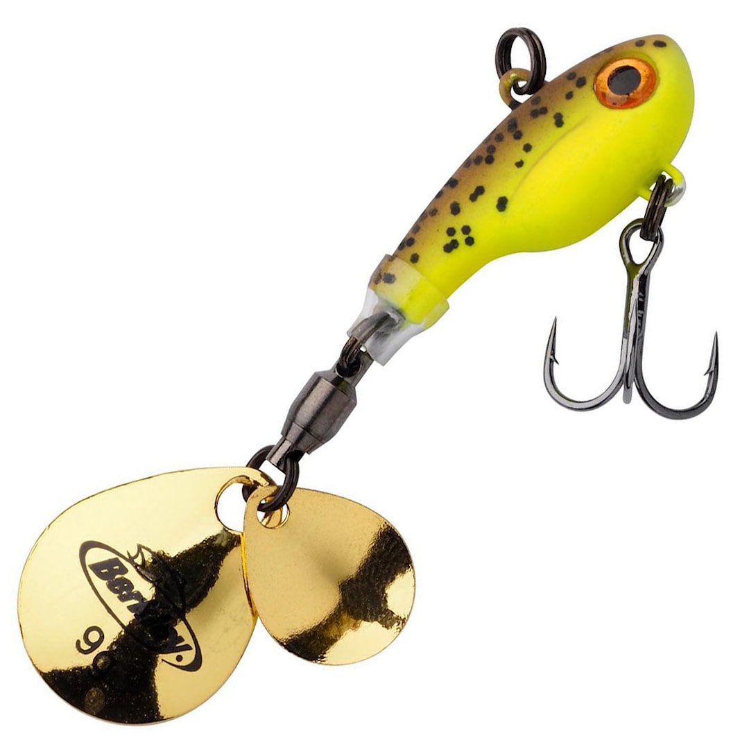 Berkley Pulse Spintail 14 g Brown Chartreuse