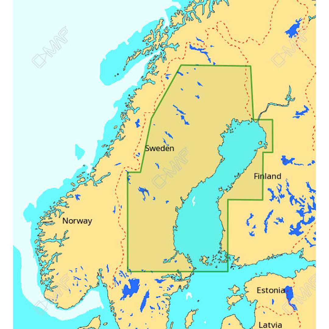 Läs mer om C-MAP Discover Bottenviken sjökort M-EN-Y209-MS