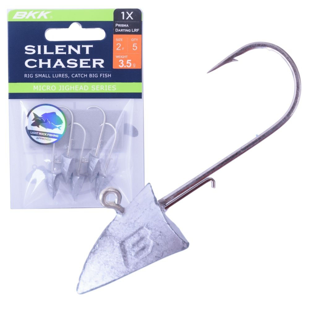 BKK Silent Chaser Prisma Darting LRF Micro Jig Head 5-pack