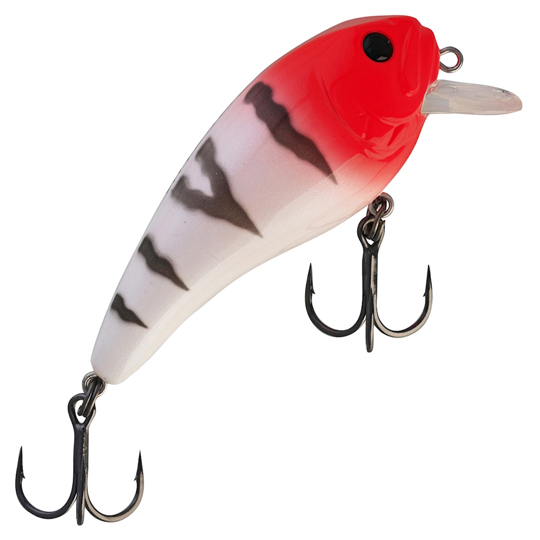 Läs mer om Westin Fatbite Crankbait 8 cm wobbler Striped Redhead