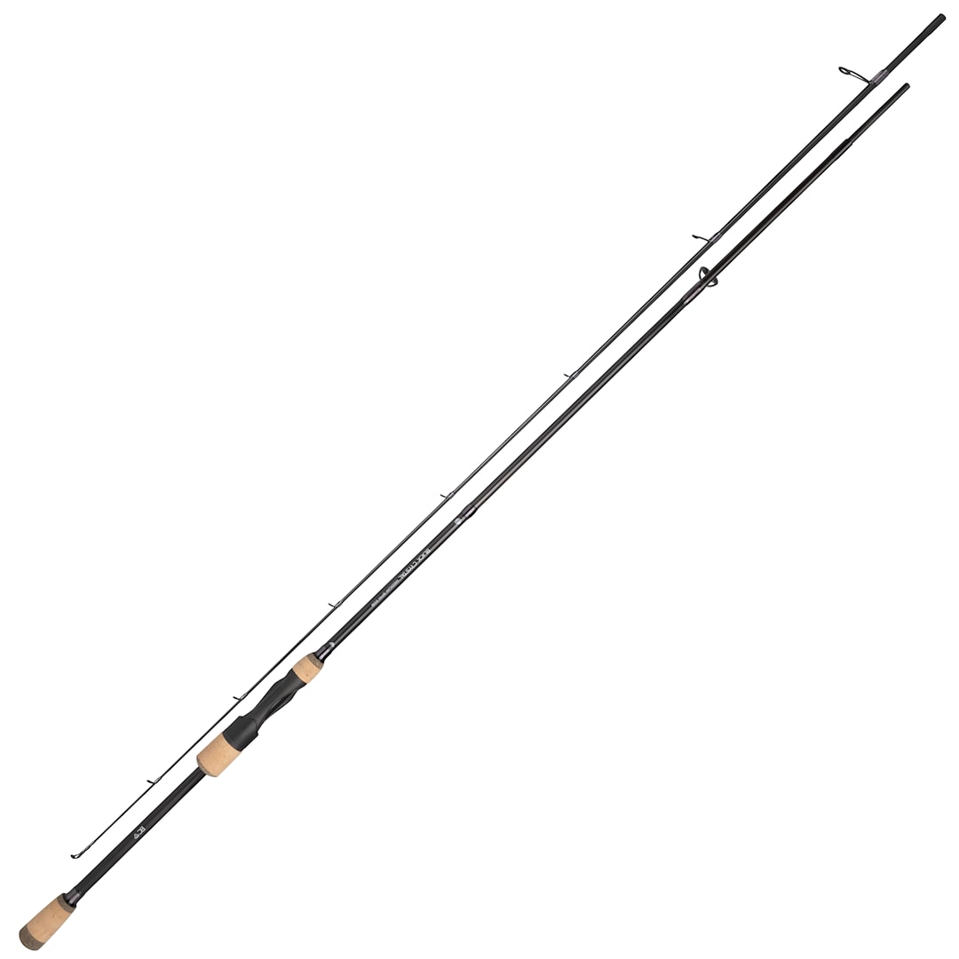 Läs mer om Mikado Black Crystal haspelspö Medium Spin 208cm 5-24g