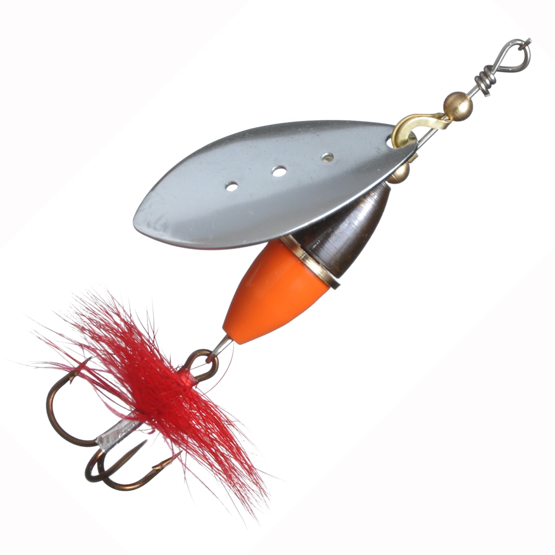 Myran Wipp Orange-Svart 5 g spinnare Silver