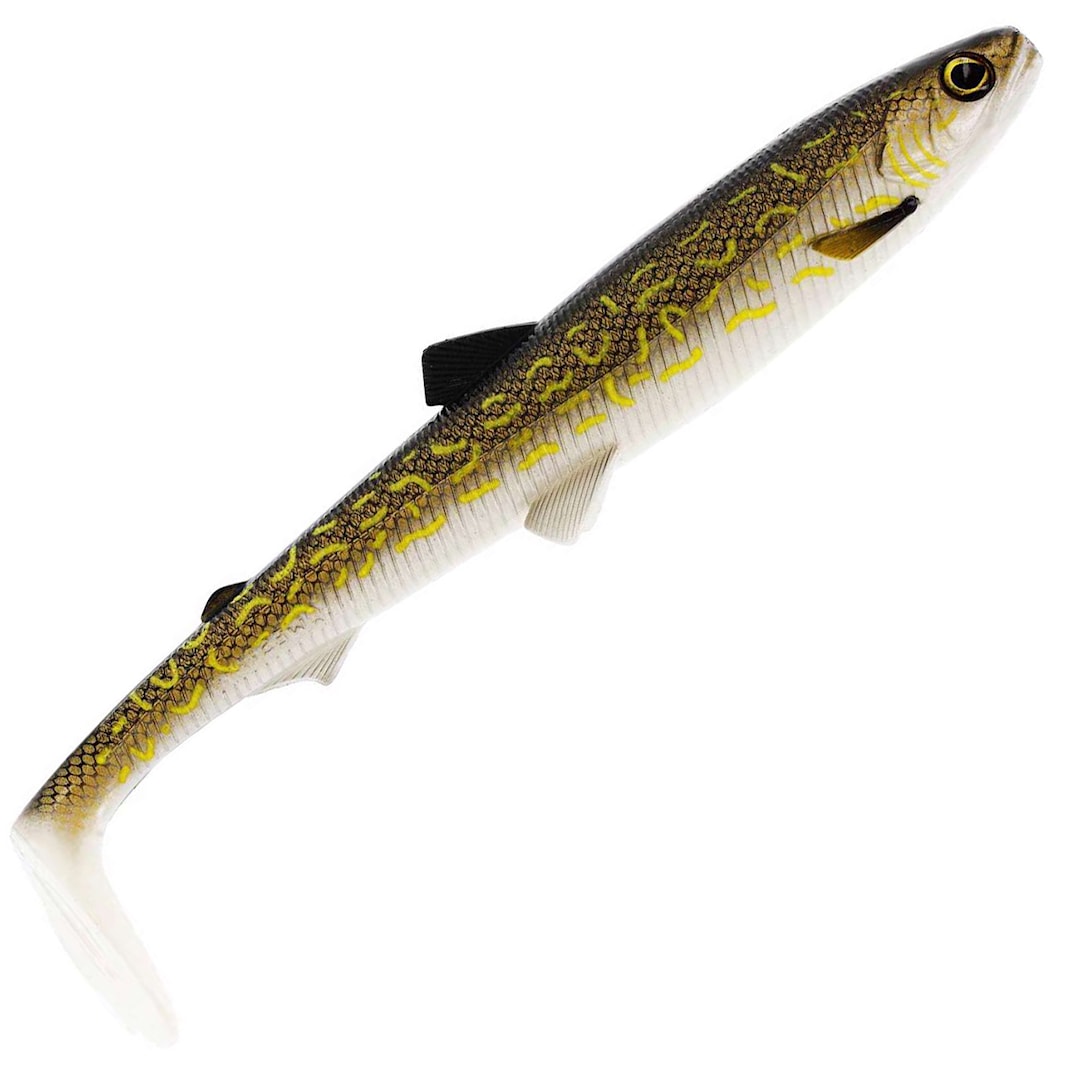 Läs mer om Westin BullTeez Shadtail 30 cm jigg Natural Pike