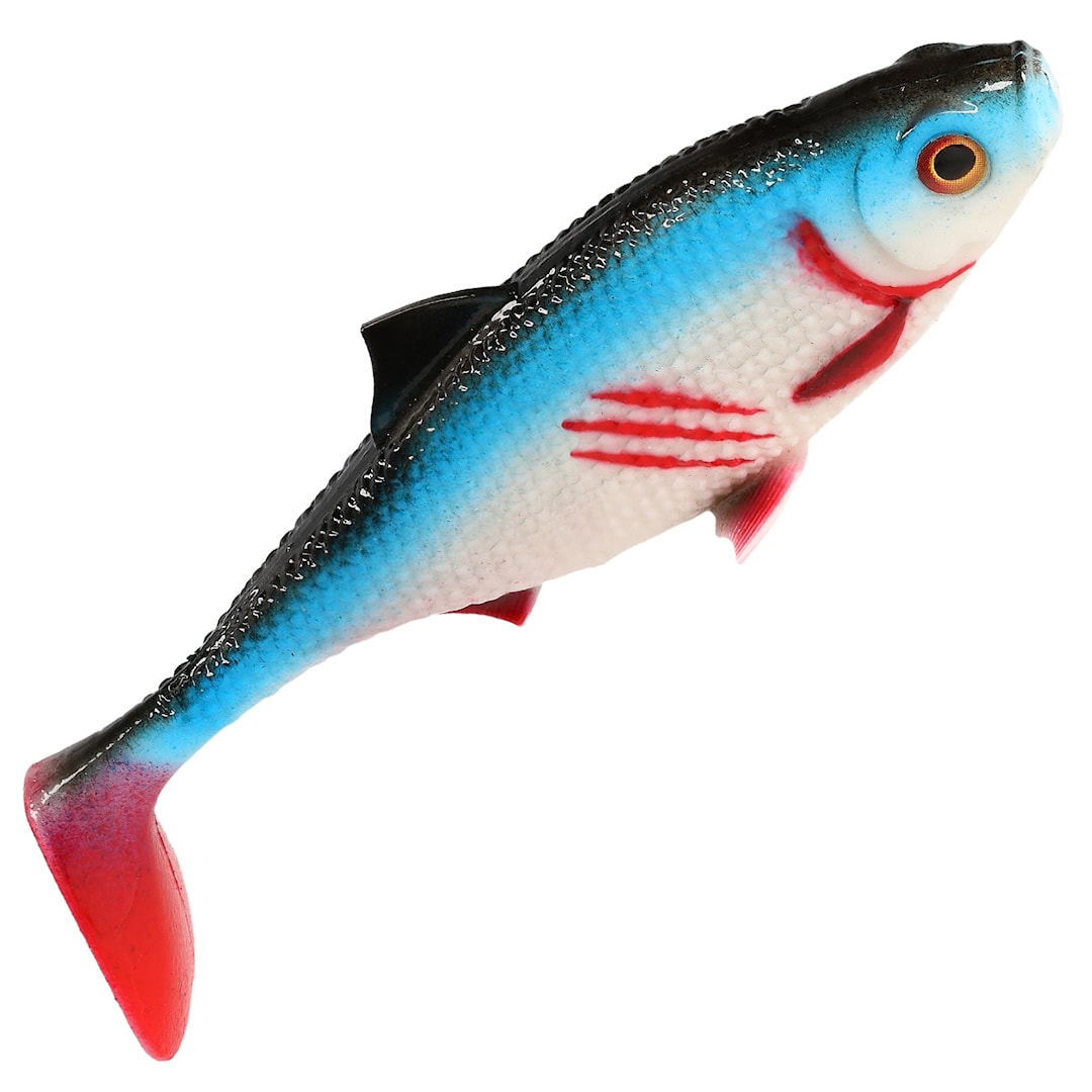 Läs mer om Mikado MFT Roach 18 cm fiskjigg Bleeding Blue