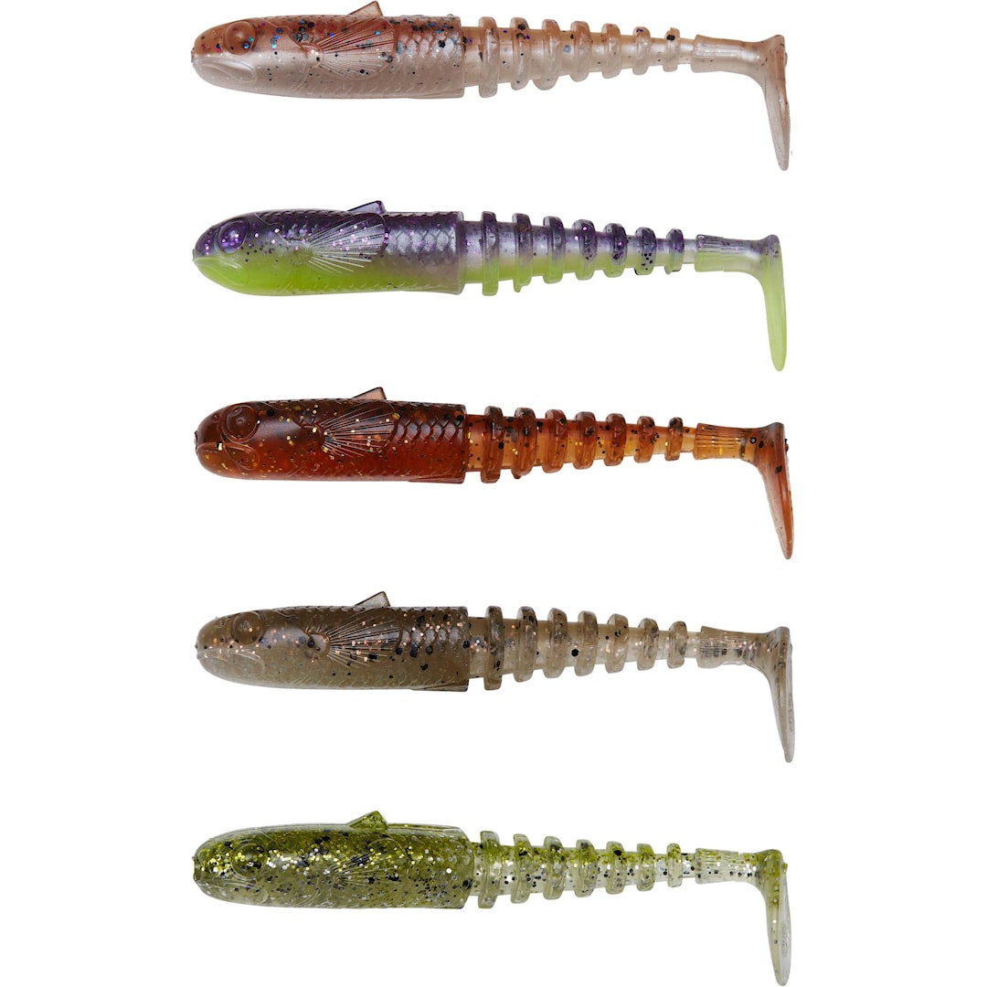 Läs mer om Savage Gear Gobster Shad 7,5 cm Clear Water Mix 5 st/pkt