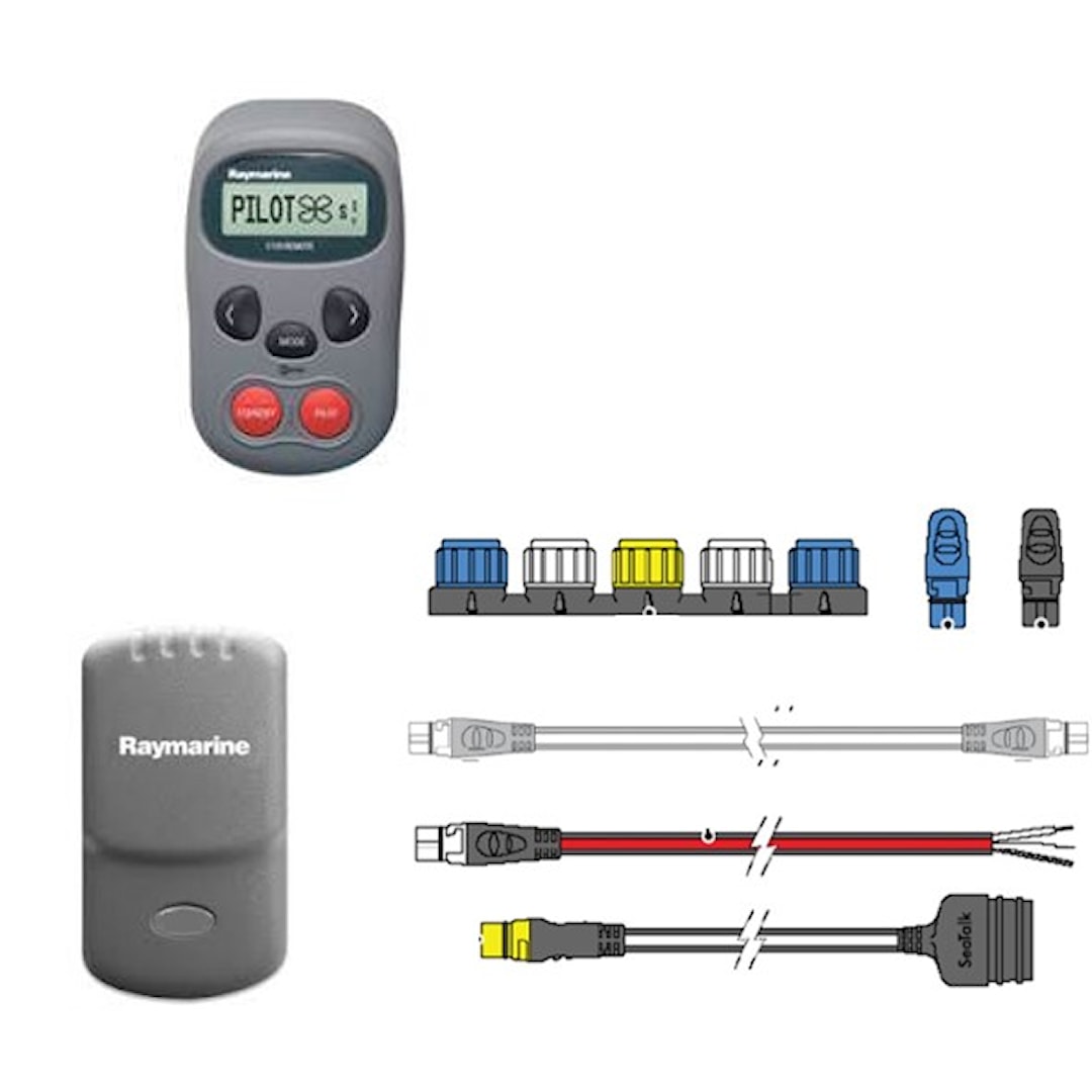 Raymarine S100 fjärrkontroll till autopilot + SeaTalk kopplingsserie