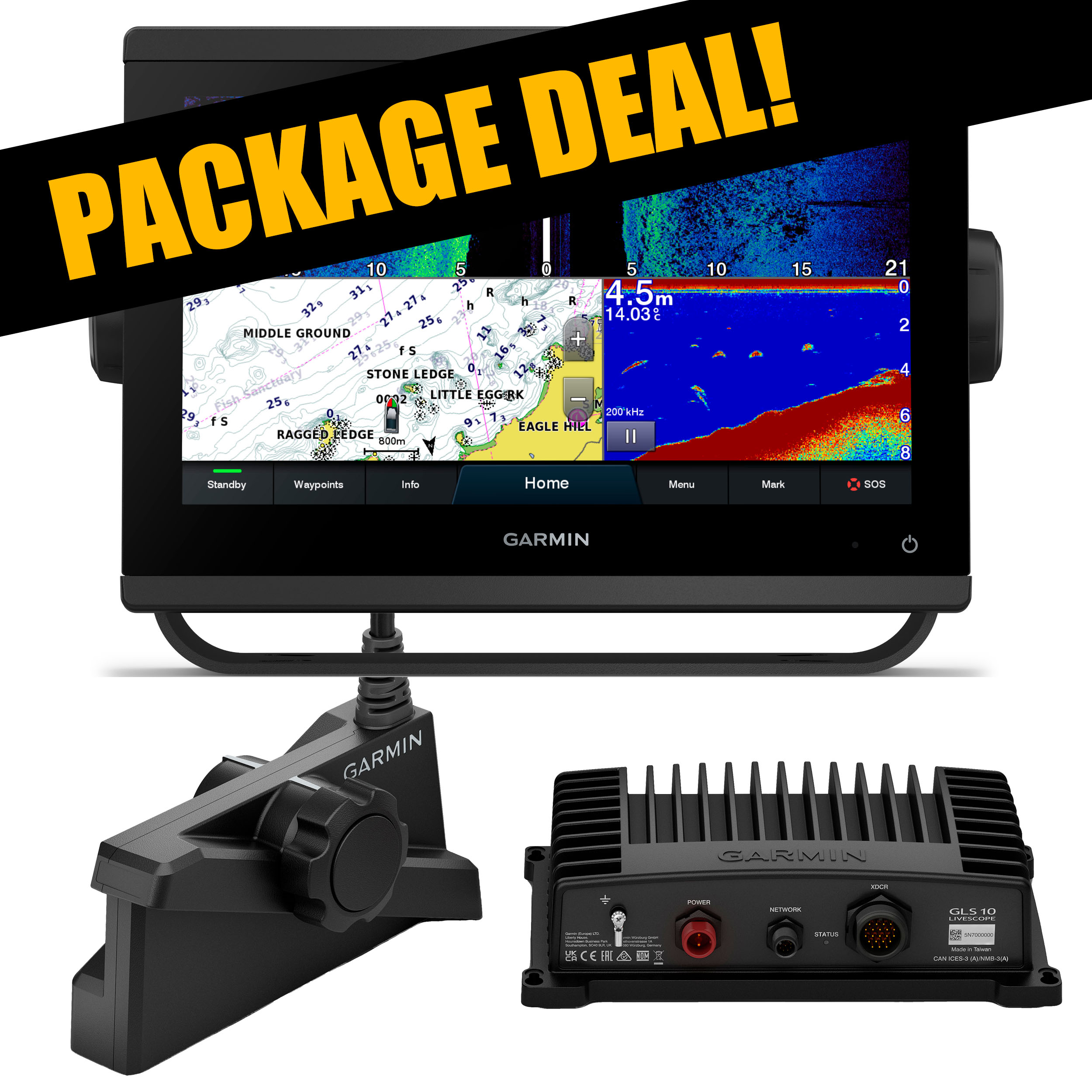 Garmin GPSMAP 923xsv + LiveScope Plus Bundle