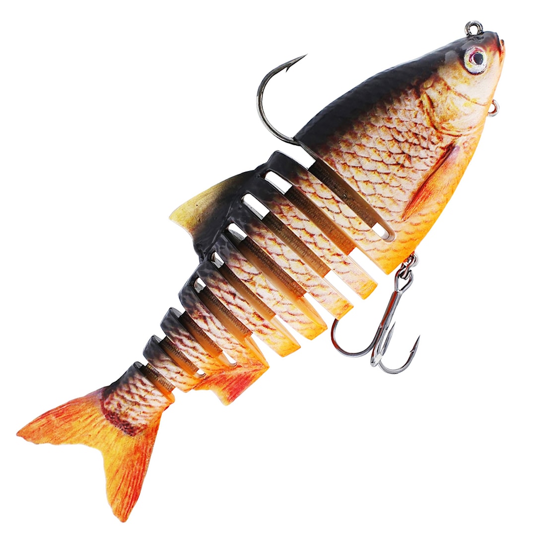 Läs mer om Westin Ricky The Roach Multi Jointed R2F 14 cm Real Rudd