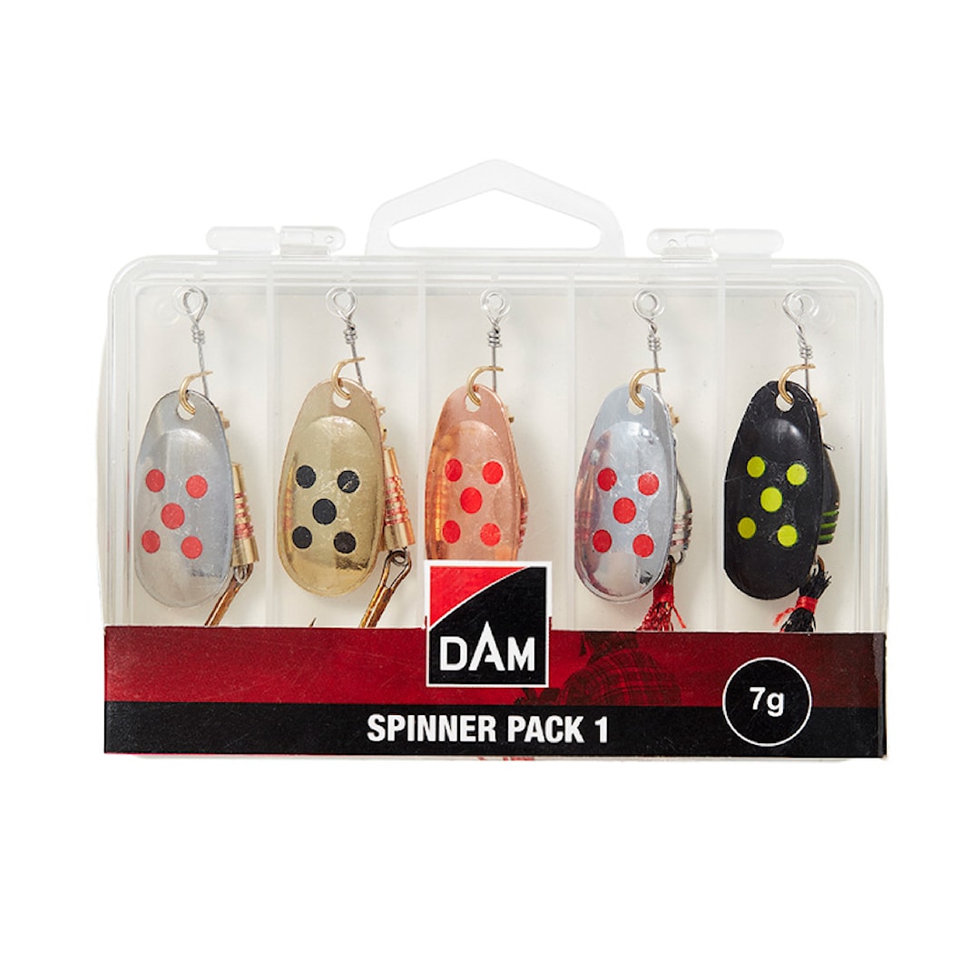 Läs mer om DAM Spinner Pack 7 g spinnarsats 5 st./pkt