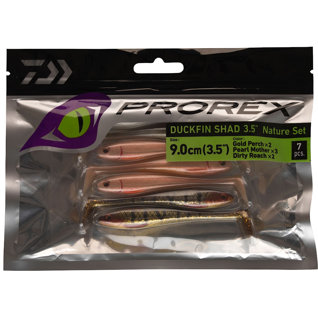 Daiwa Prorex Duckfin Shad 35 jiggsortiment 7st/pkt