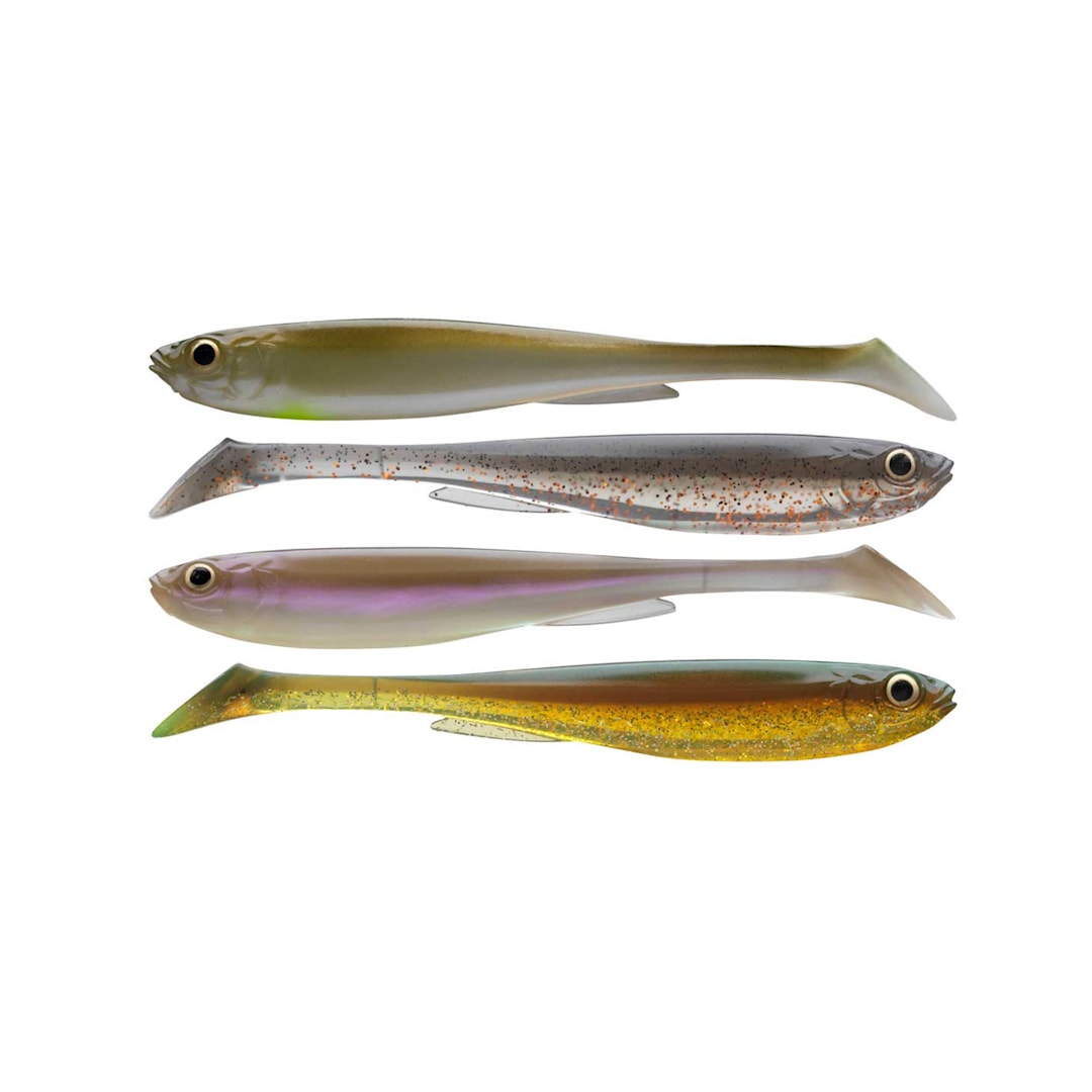 Daiwa Prorex Slim Shad Y Nature Color Set 7,5 cm jigg 5 st/pkt