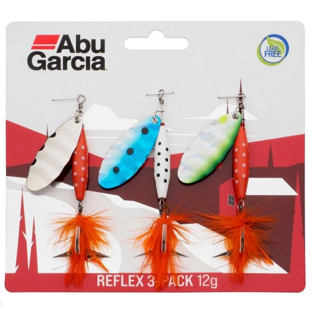 Läs mer om Abu Garcia Reflex 12 g 3-Pack spinnare