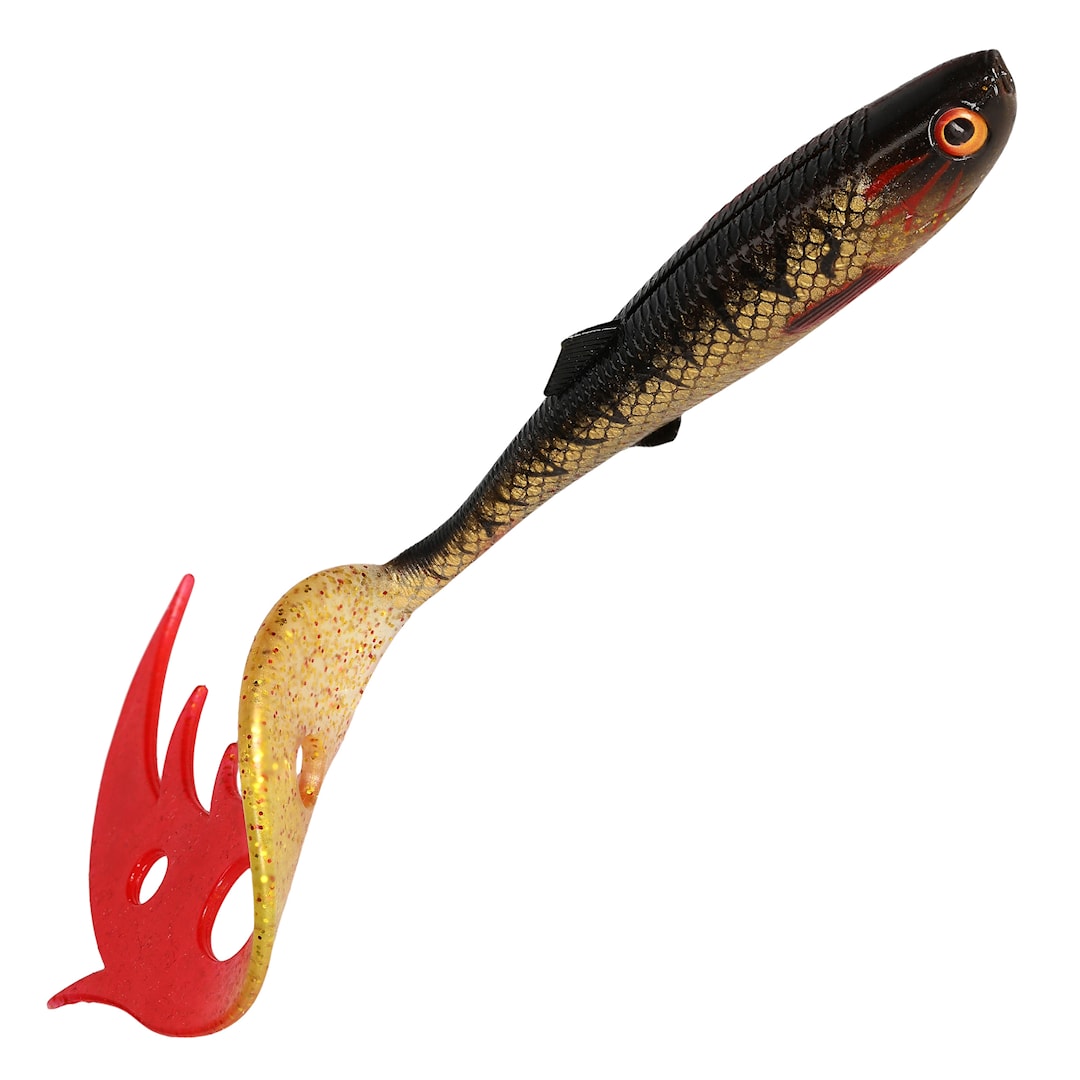 Mikado Sicario Pike Tail 24 cm jigg Spotted Bullhead