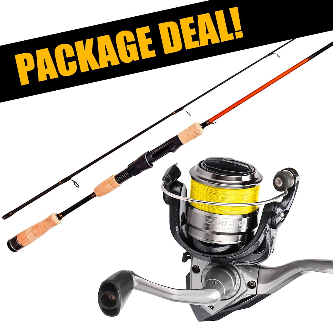 BLACK FRIDAY SPECIAL: Daiwa Aird Jiggmästaren + Okuma haspelset med flätlina