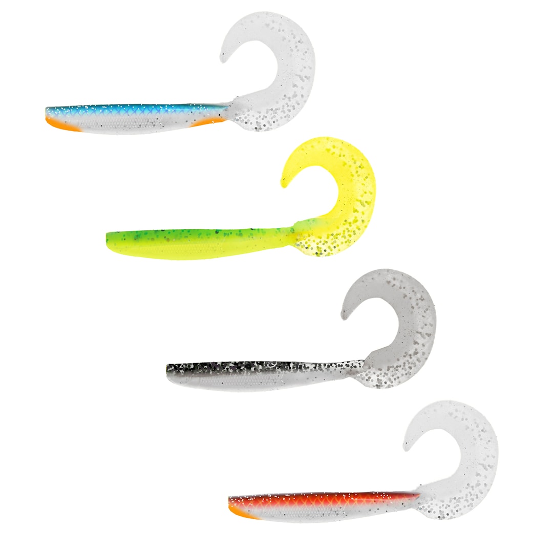 Veka Tail Shad Moon 8 cm jiggsortiment 16 st/pkt