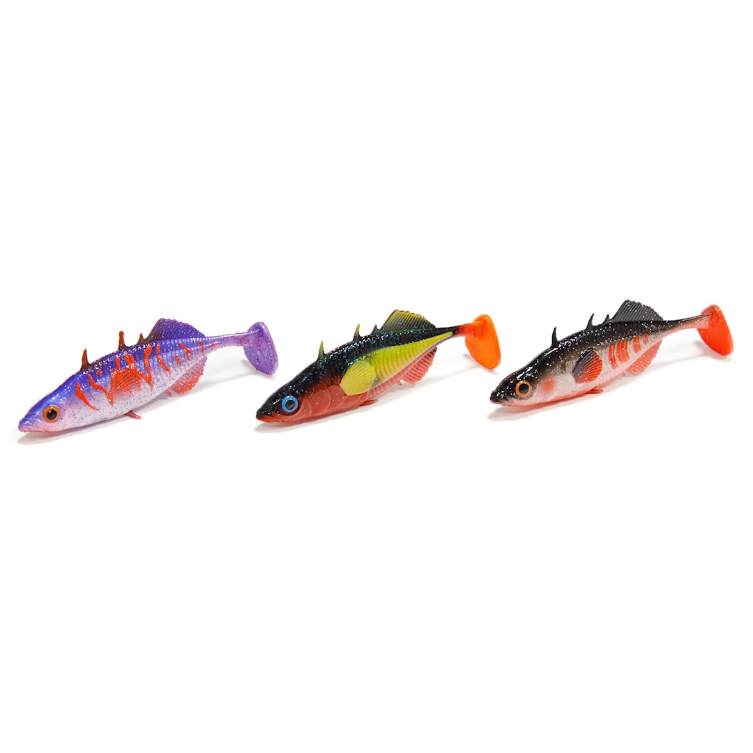 Läs mer om Mikado Real Fish Stickleback 8 cm jigg 5 st/pkt