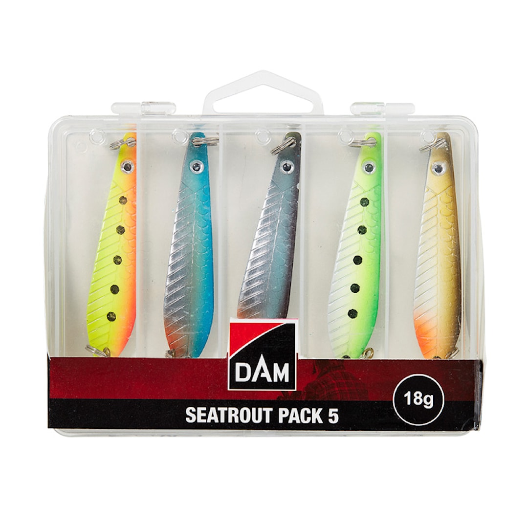 Läs mer om DAM Seatrout Pack 18 g skedsats 5 st./pkt