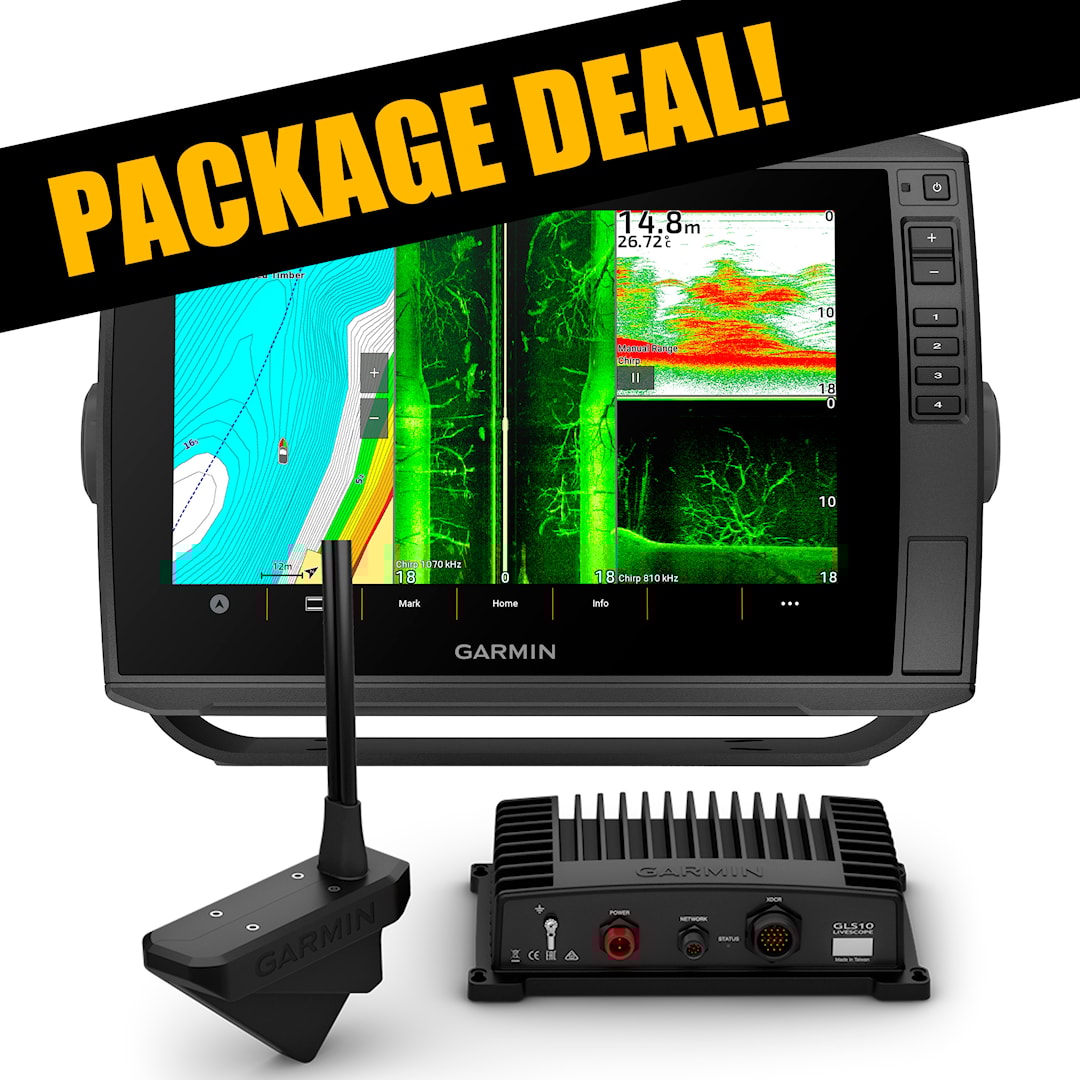Läs mer om Garmin ECHOMAP Ultra 2 102sv + LiveScope livepaket