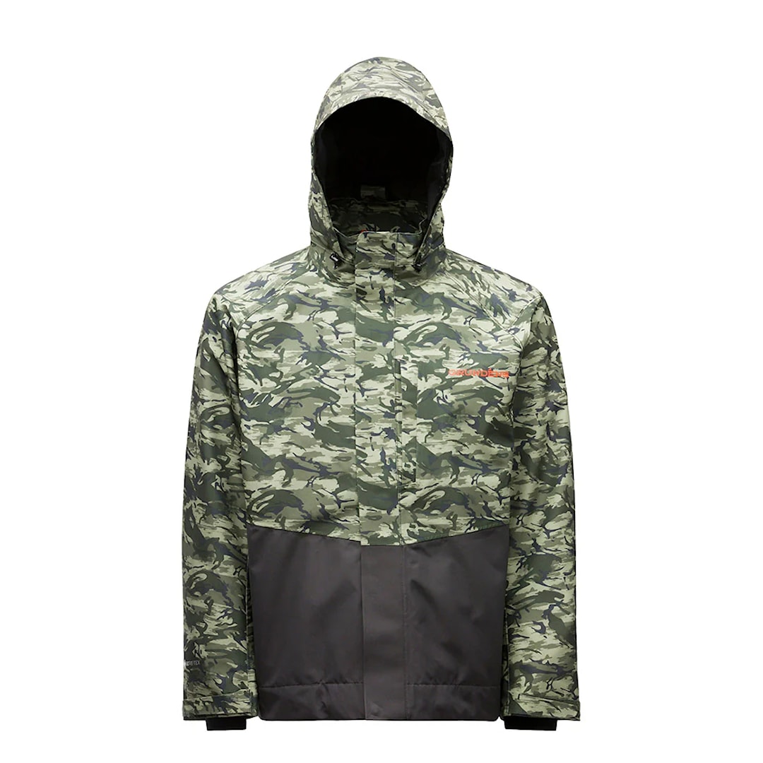 Läs mer om Grundens Downrigger Gore-Tex Camo Green jacka XXXL