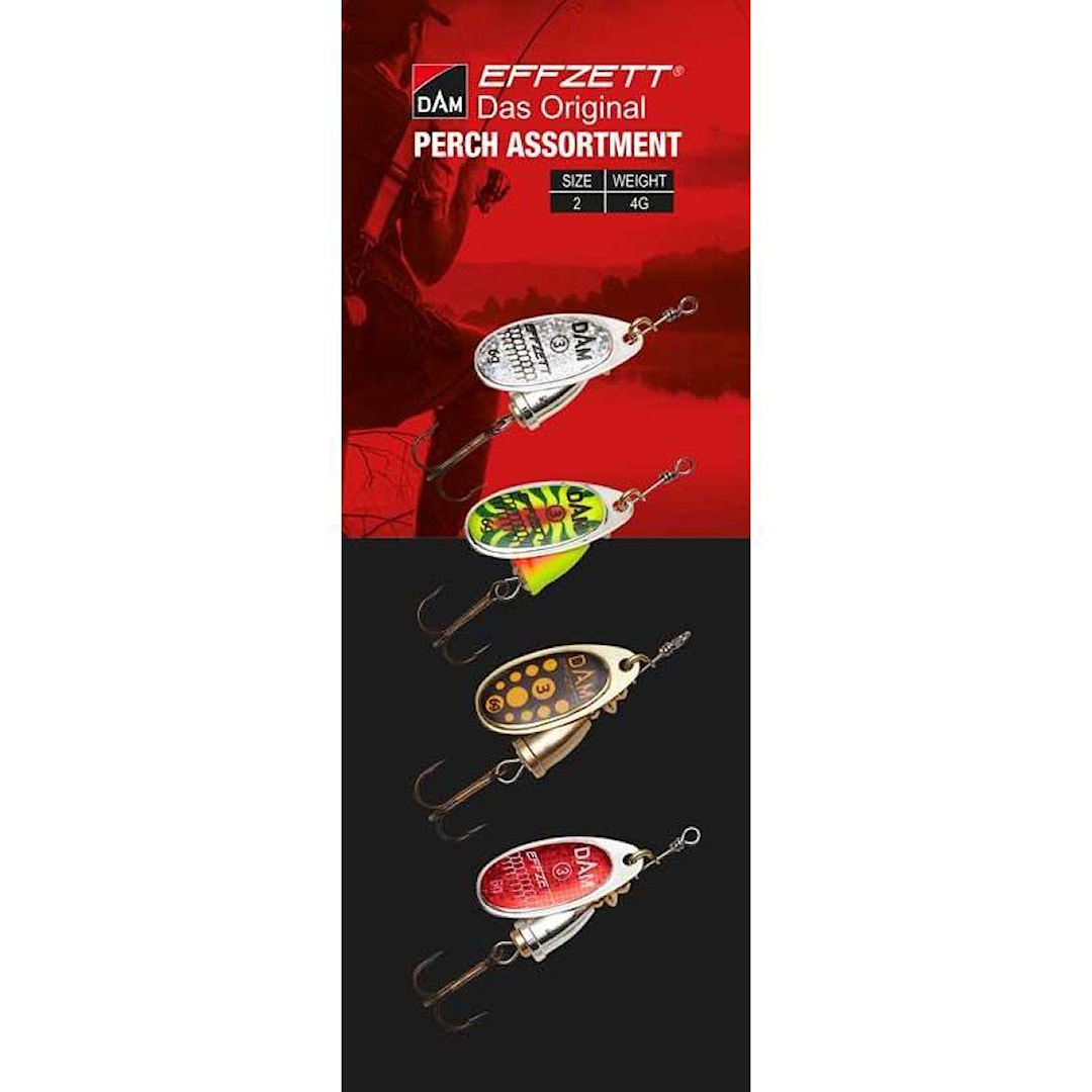 DAM Perch 4 g spinnarset 4 st/pkt