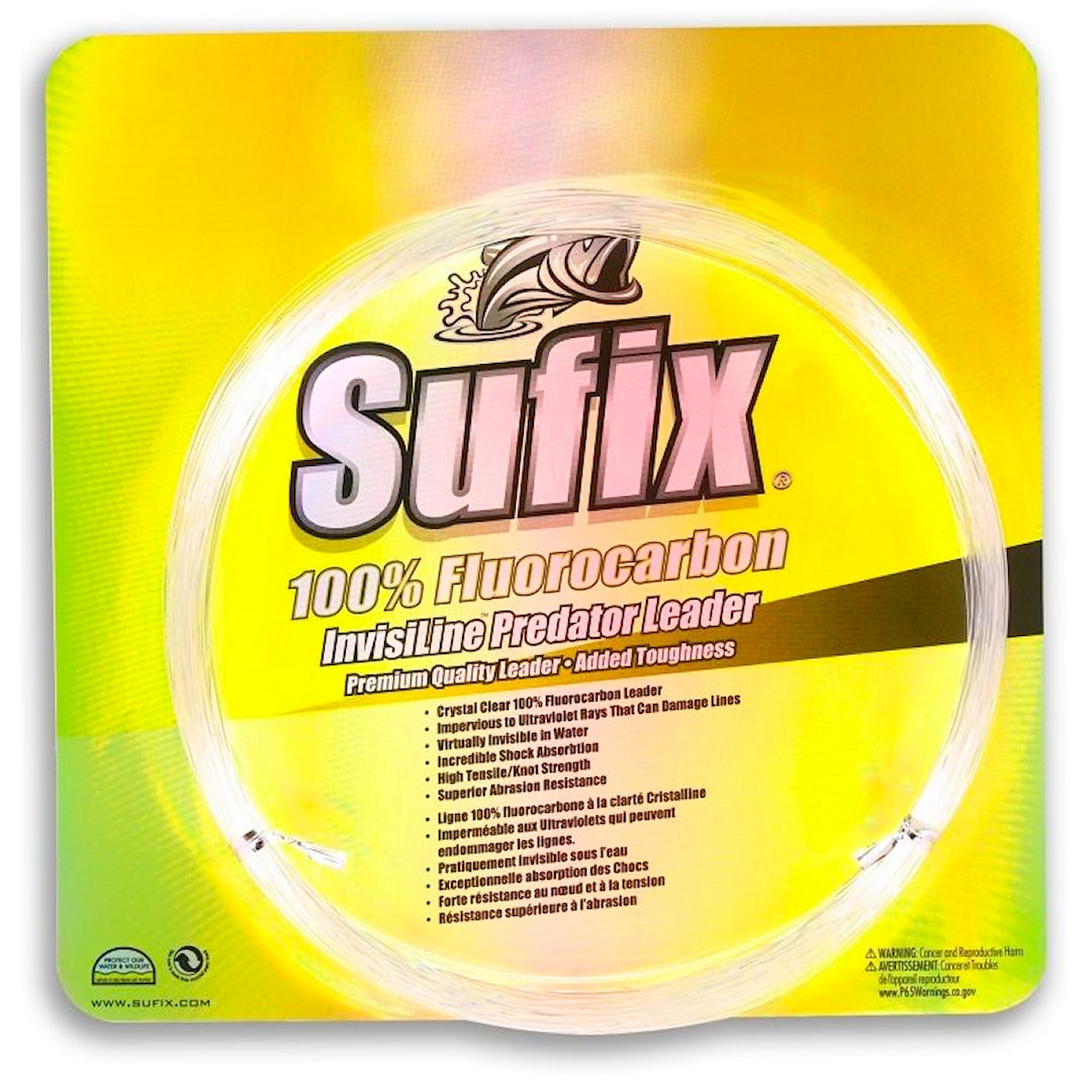 Läs mer om Sufix Invisiline Predator 100 % Fluorocarbon Leader 12 m 1,06 mm