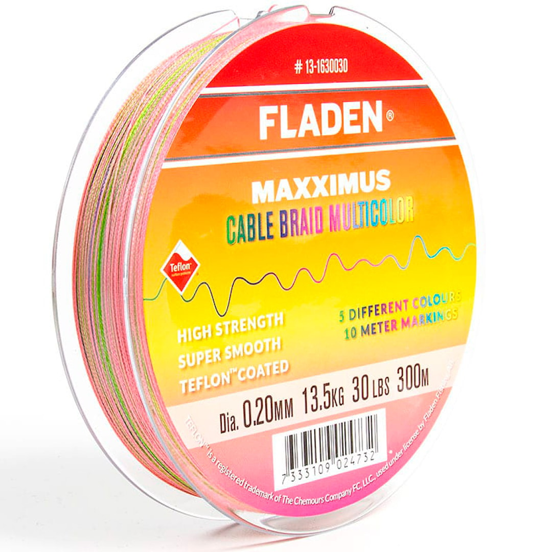 Maxximus Cable Braid multicolor 1200 m flätlina