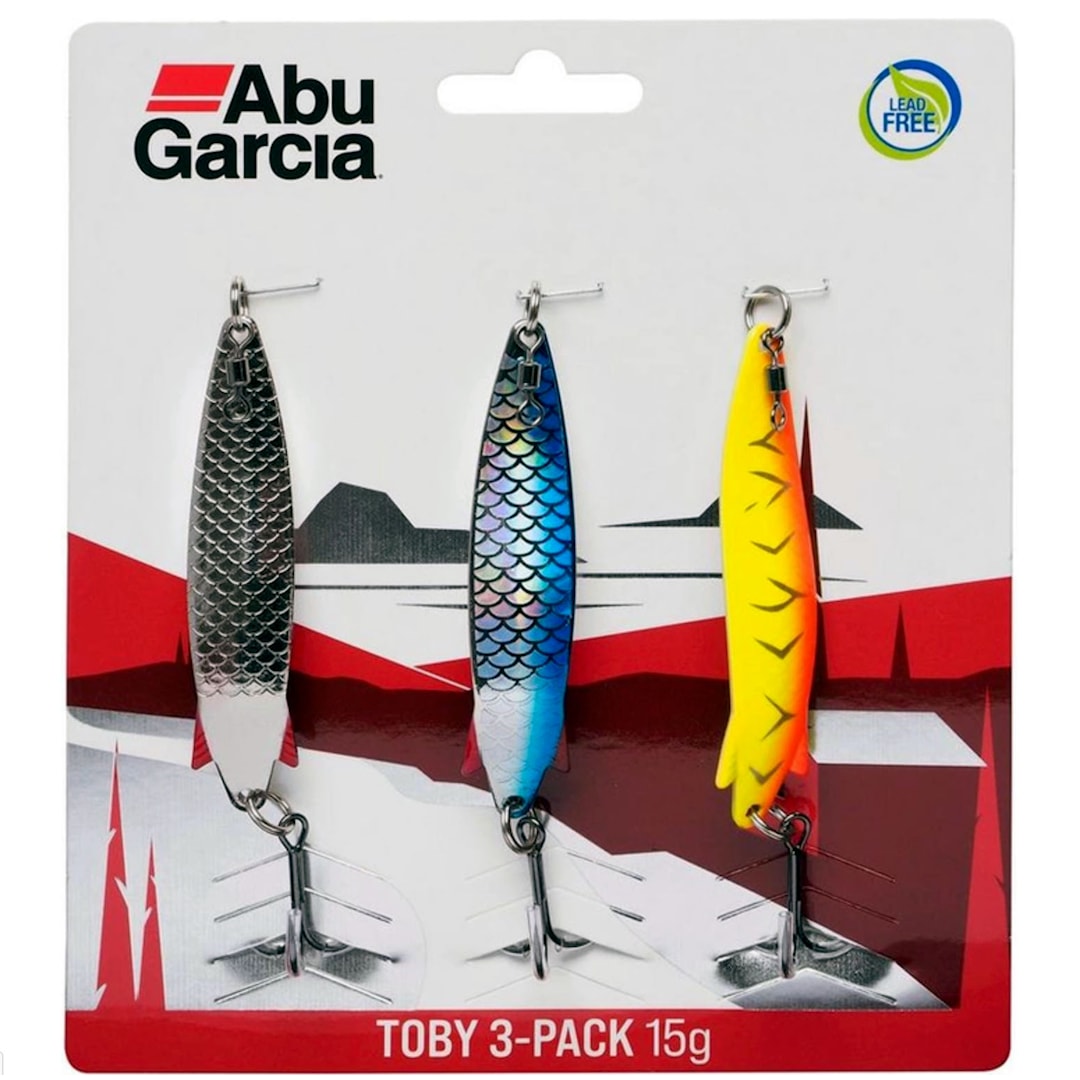 Läs mer om Abu Garcia Toby 15 g 3-Pack skeddrag