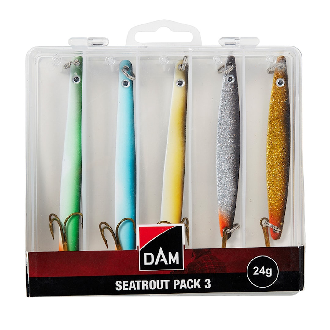 Läs mer om DAM Seatrout Pack 24 g skedsats 5 st./pkt