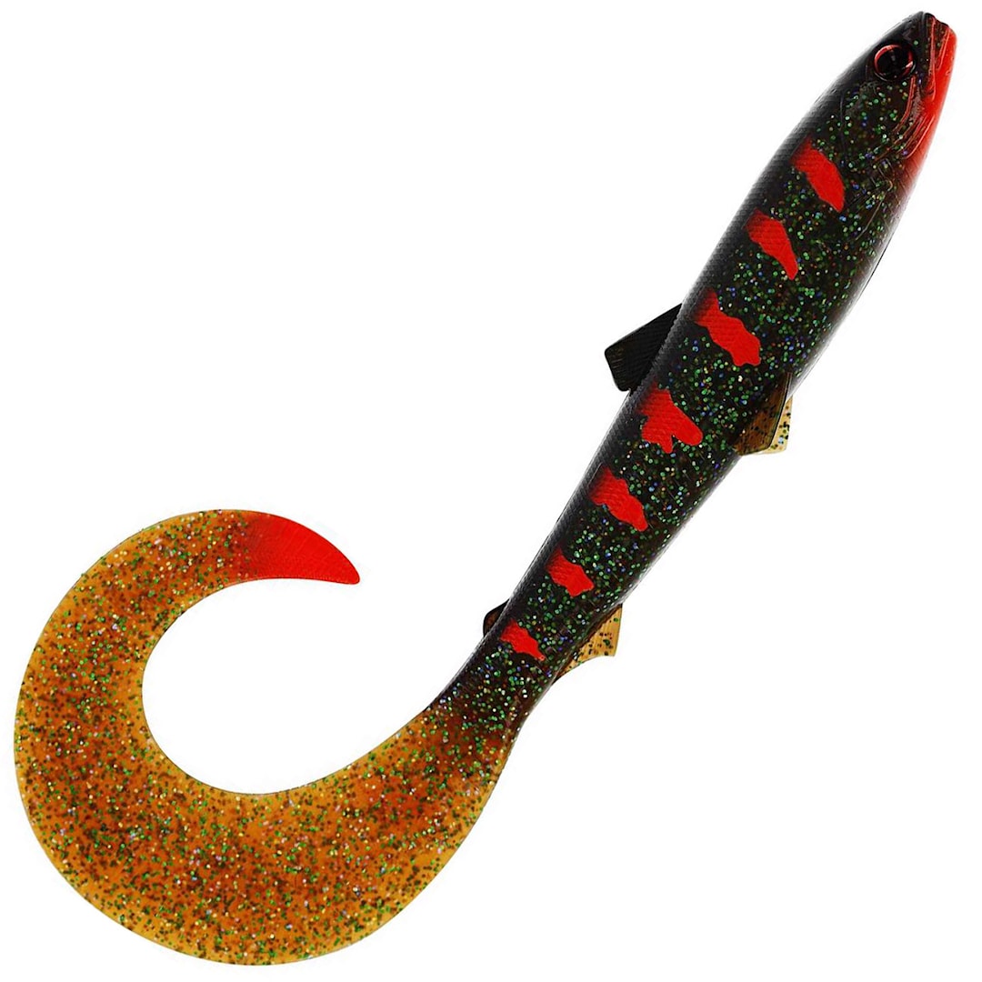 Westin BullTeez Curltail 27 cm jigg Motoroil Blood UV