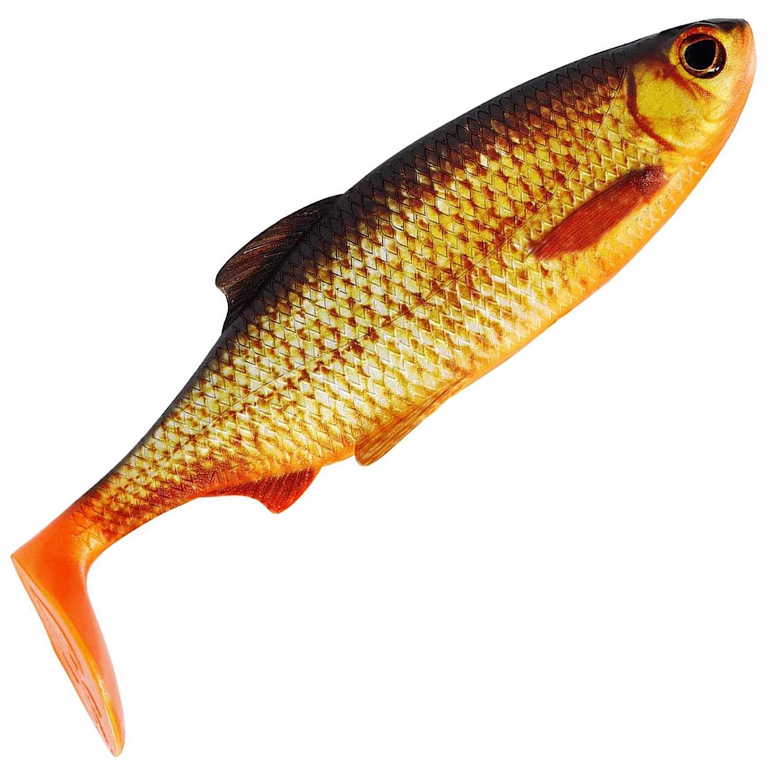 Läs mer om Westin Ricky The Roach Shadtail 14 cm jigg Real Rudd