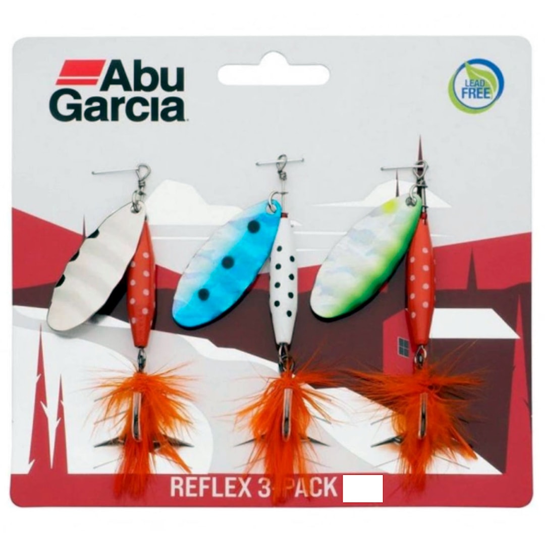 Läs mer om Abu Garcia Reflex 18 g 3-Pack spinnare