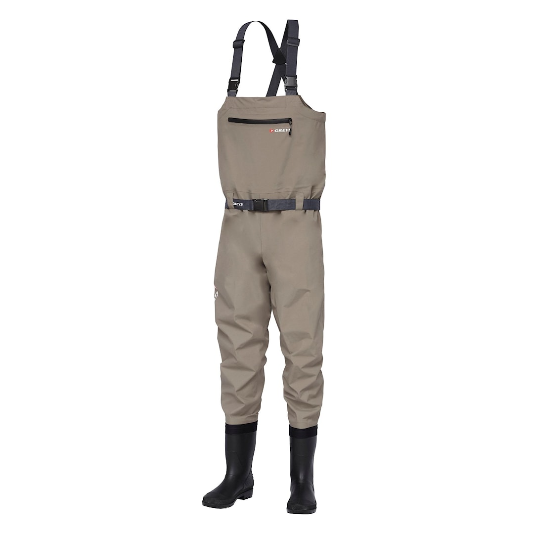 Läs mer om Greys Fin Breathable vadarbyxor med stövlar XL 44-45