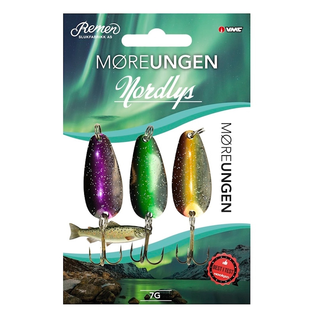 Läs mer om Remen Möreungen Nordlys Best i Test 12 g skeddrag 3 st/pkt