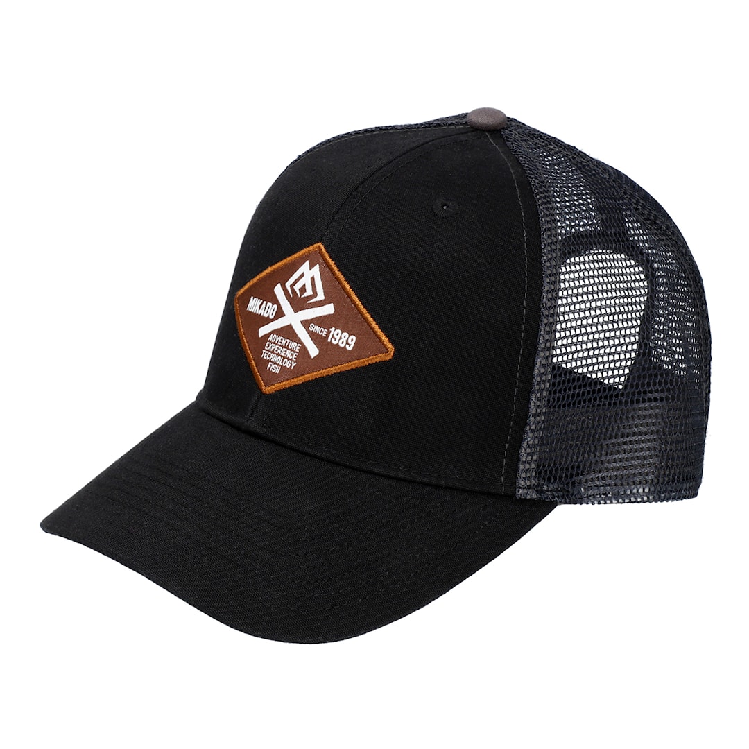 Läs mer om Mikado Adventure Trucker Black keps