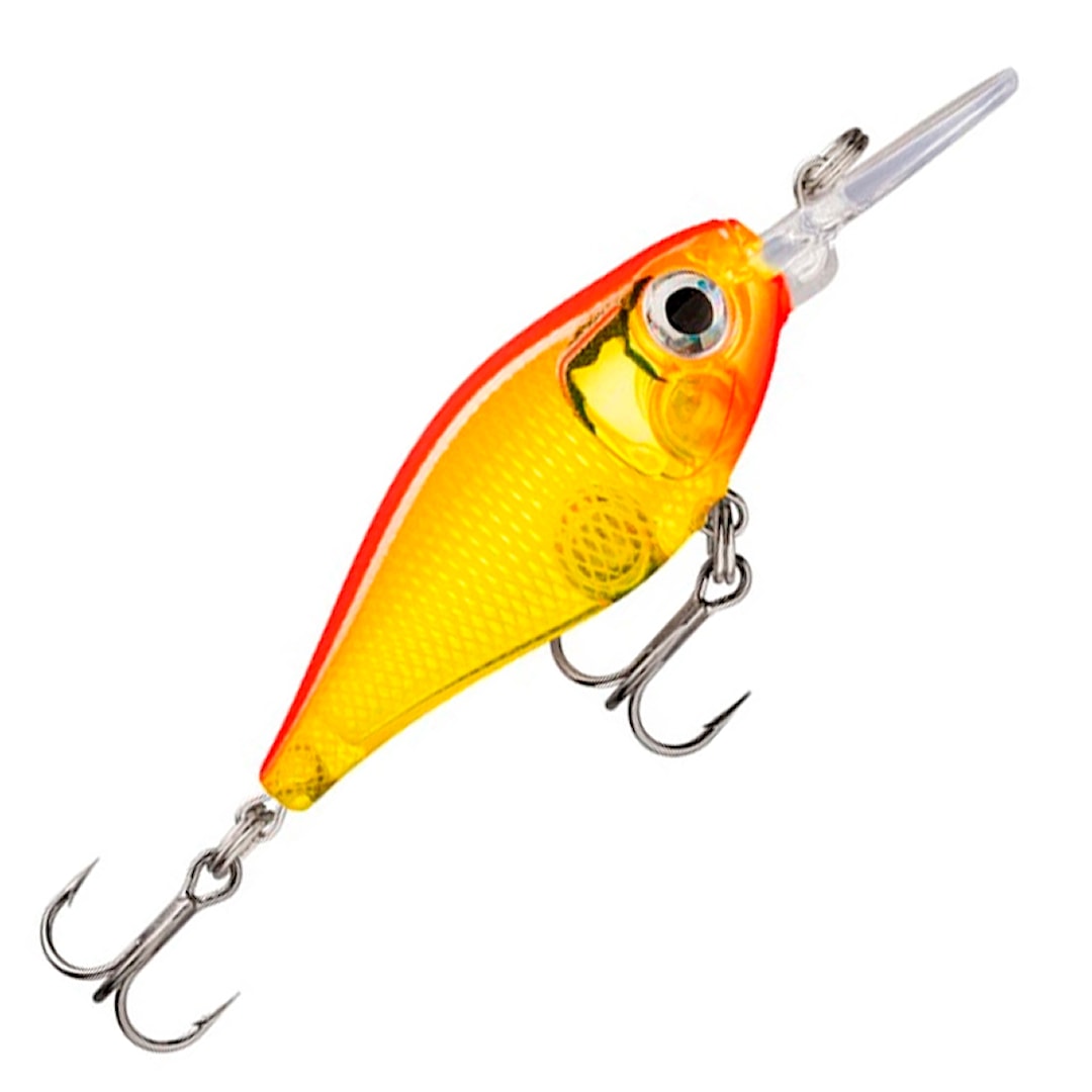 Rapala X-Light Shad 4 cm wobbler Gold Fluorescent Red