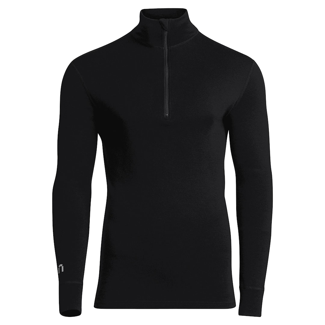 North Outdoor Arctic 260 merino polotr&ouml;ja med kort dragkedja L