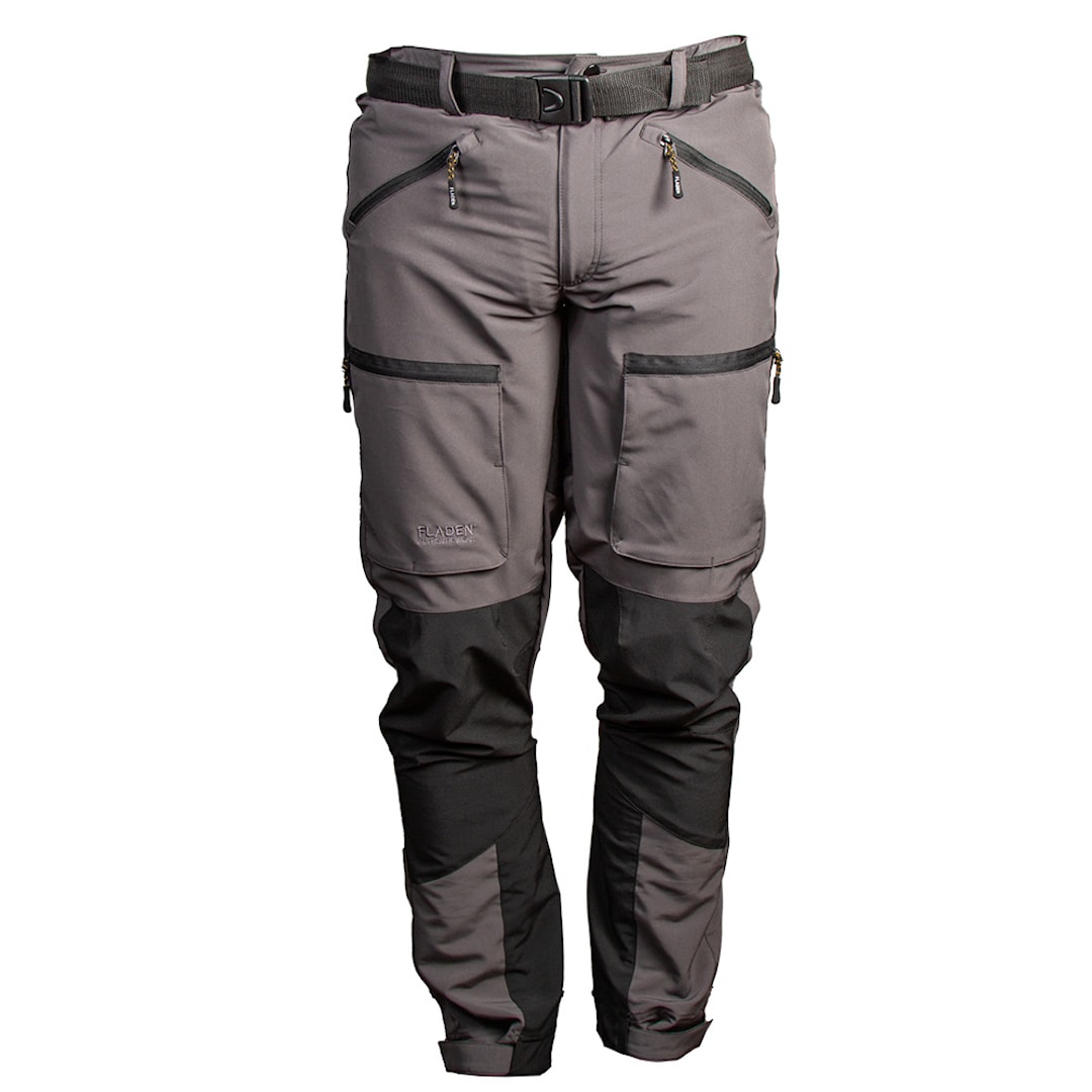 Fladen Authentic .Stretch Housut Harmaa-Musta
